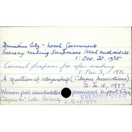 Dunedin City - Local Government