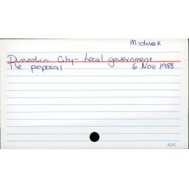 Dunedin City - Local Government