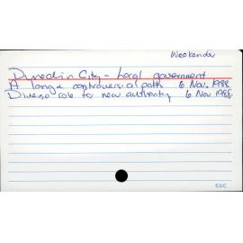 Dunedin City - Local government 