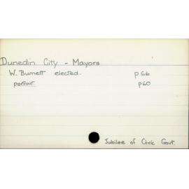 Dunedin City - Mayors