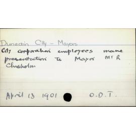 Dunedin City - Mayors
