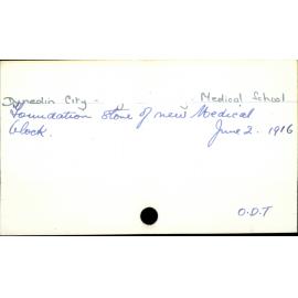 Dunedin City - Medical School