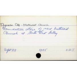 Dunedin City - Methodist Church