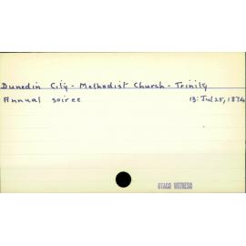 Dunedin City - Methodist Church - Trinity