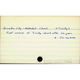 Dunedin City - Methodist Church - Trinity