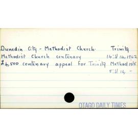 Dunedin City - Methodist Church - Trinity