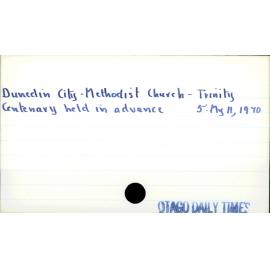 Dunedin City - Methodist Church - Trinity