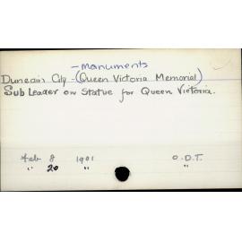 Dunedin City - Monuments - Queen Victoria Memorial
