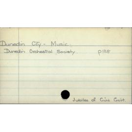 Dunedin City - Music