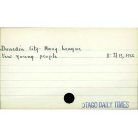 Dunedin City - Navy League 