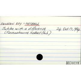 Dunedin City - Netball