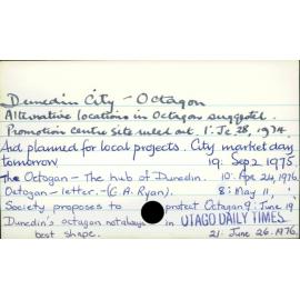 Dunedin City - Octagon 