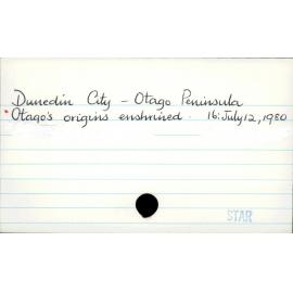 Dunedin City - Otago Peninsula 