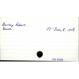 Barley, Robert