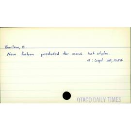 Barlow, E.