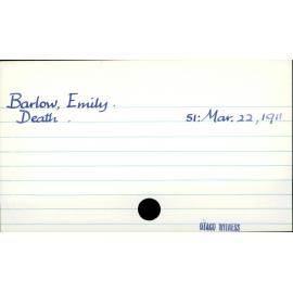 Barlow, Emily