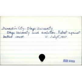 Dunedin City - Otago University
