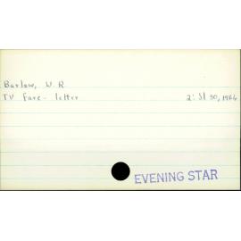 Barlow, W.R.