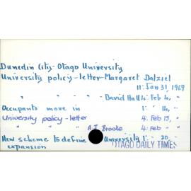 Dunedin City - Otago University