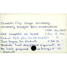 Dunedin City- Otago University