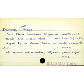 Barnes, James George