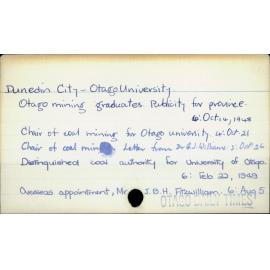 Dunedin City - Otago University