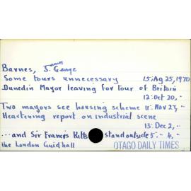 Barnes, James George