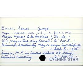 Barnes, James George
