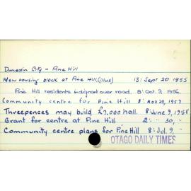 Dunedin City - Pine Hill