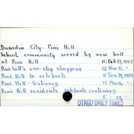 Dunedin City - Pine Hill