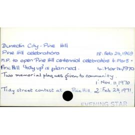 Dunedin City - Pine Hill