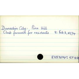 Dunedin City - Pine Hill