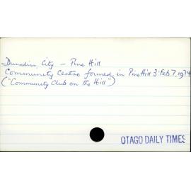 Dunedin City - Pine Hill