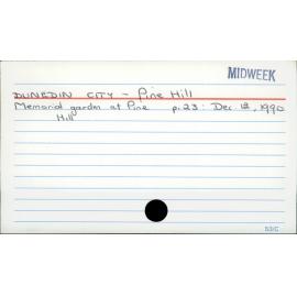 DUNEDIN CITY - PINE HILL