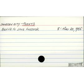 Dunedin City - Plants