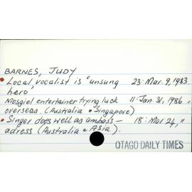 BARNES, JUDY