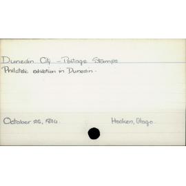 Dunedin City - Postage Stamps 