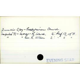 Dunedin City - Presbyterian Church