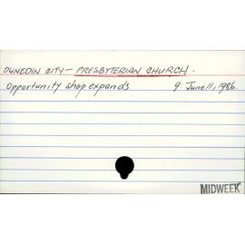 Dunedin City - Presbyterian Church -