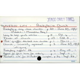 Dunedin City - Presbyterian Church