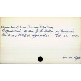 Dunedin City - Railway Station