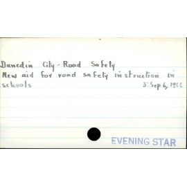 Dunedin City - Road Safety