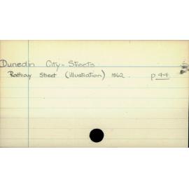 Dunedin City - Streets - Rattray Street