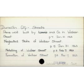 Dunedin City - Streets