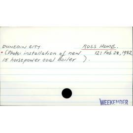 DUNEDIN CITY - ROSS HOME.