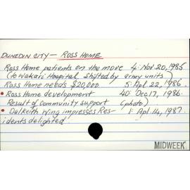 DUNEDIN CITY - ROSS HOME