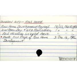 Dunedin City - Ross Home