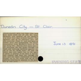 Dunedin  City - St Clair