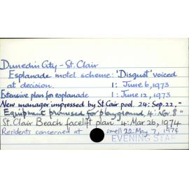Dunedin City - St Clair