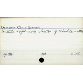 Dunedin City - Schools 